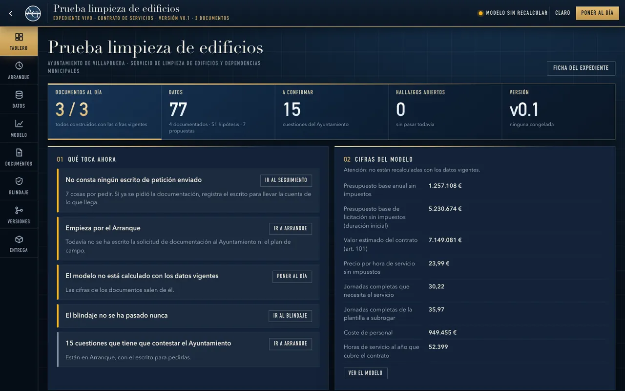 Herramientas de A&G: Expediente vivo. El expediente del Ayuntamiento, siempre al día.